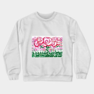 Rose Garden In Type Crewneck Sweatshirt